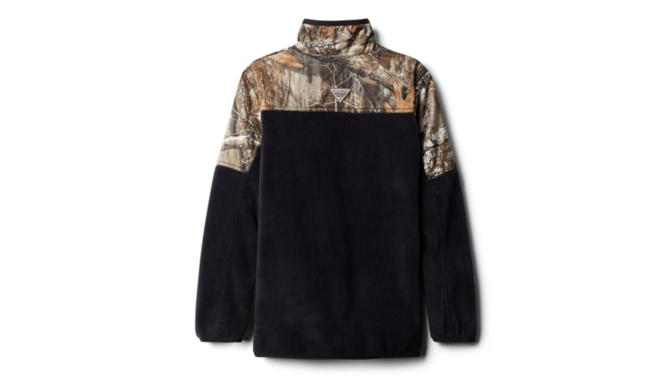 Columbia PHG Overlay Half Zip Fleece, Black, Extra Small - Boys, 1800841010-XS
