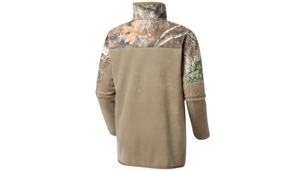 Columbia PHG Overlay Half Zip Fleece, Flax, XL - Boys, 1800841250-XL