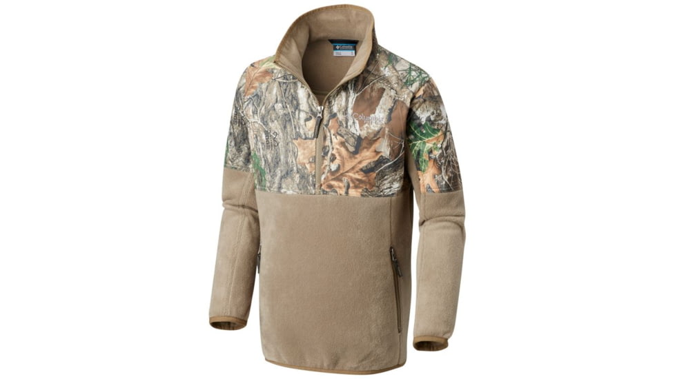 Columbia PHG Overlay Half Zip Fleece, Flax, XL - Boys, 1800841250-XL