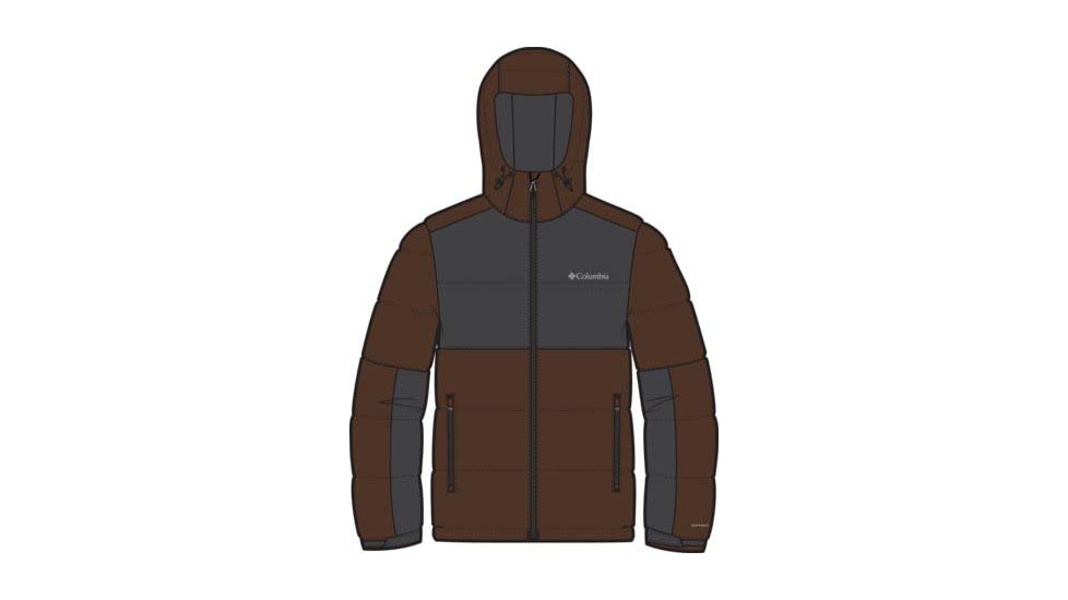 Columbia Pike Lake II Hooded Jacket - Men's, Tobacco/Black, Medium, 2050931-256-M