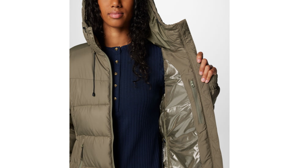 Columbia Pike Lake II Long Jacket - Womens, Stone Green, Extra Large, 2051351397-XL
