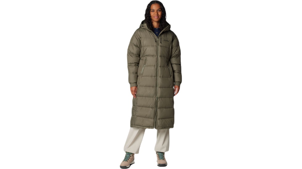 Columbia Pike Lake II Long Jacket - Women's, Stone Green, Extra Large, 2051351397-XL