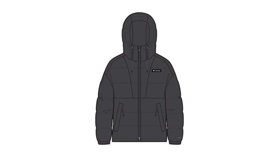 Columbia Pike Lake III Hooded Jacket - Women's, Black, Small, 2133561-010-S