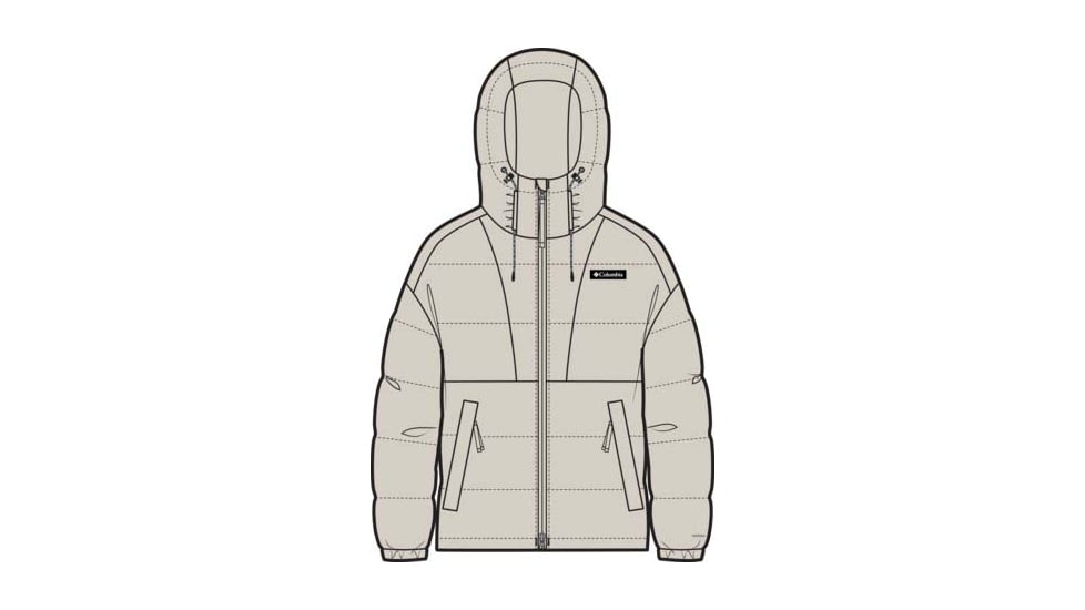 Columbia Pike Lake III Hooded Jacket - Women's, Dark Stone, Extra Large, 2133561-278-XL