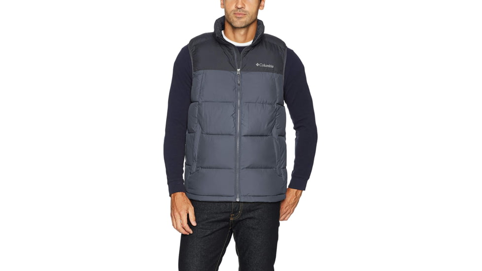 Columbia Pike Lake Vest, Black, Graphite, XL - Men's, 1738011010-XL