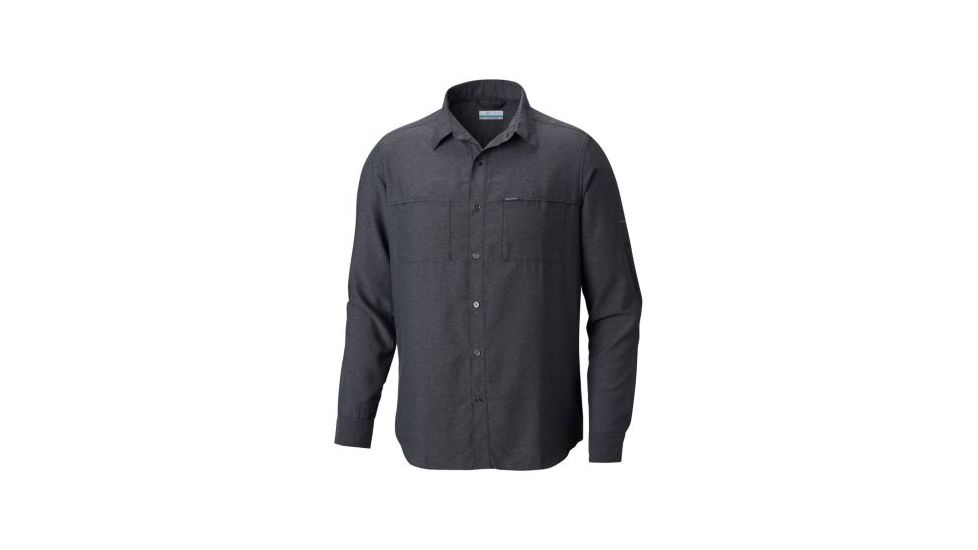 Columbia Pilsner Peak III Long Sleeve Shirt - Mens, Shark, Medium, 1804931011-M