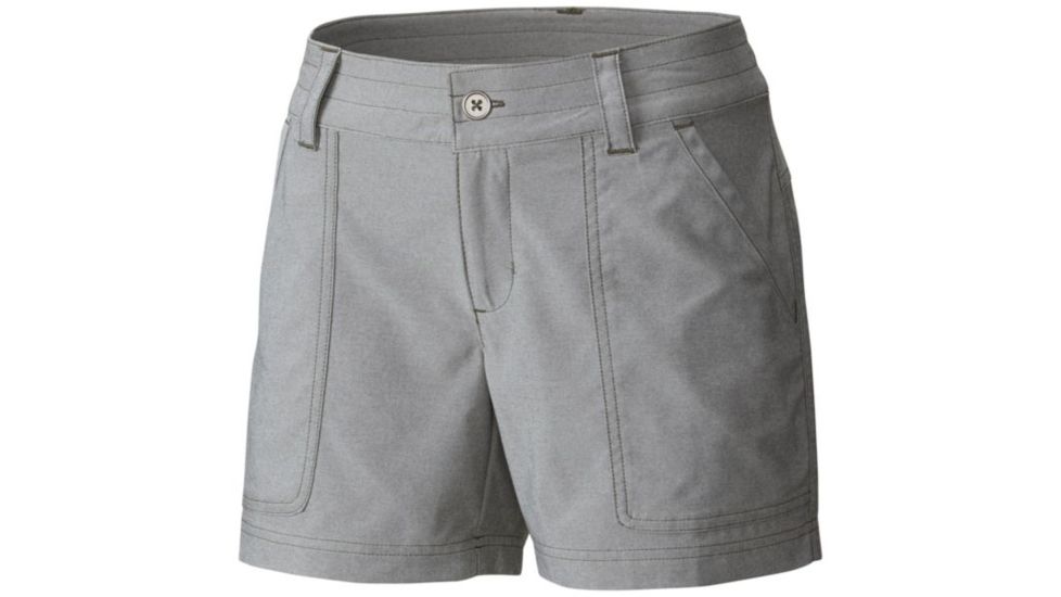 Columbia Pilsner Peak Short - Womens, Gravel Oxford, Size 2, 5in Inseam 16943113392