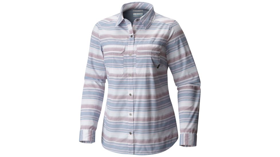 Columbia Pilsner Peak Stripe Long Sleeve Shirt - Women's-Beacon Stripe-X-Large