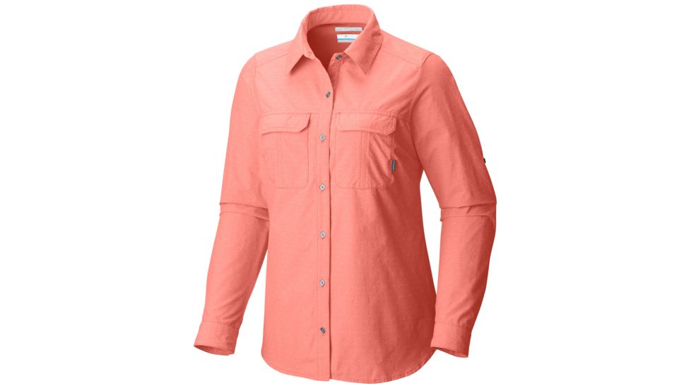 Columbia Pilsner Peak Stripe Long Sleeve Shirt - Women's-Lychee-Medium