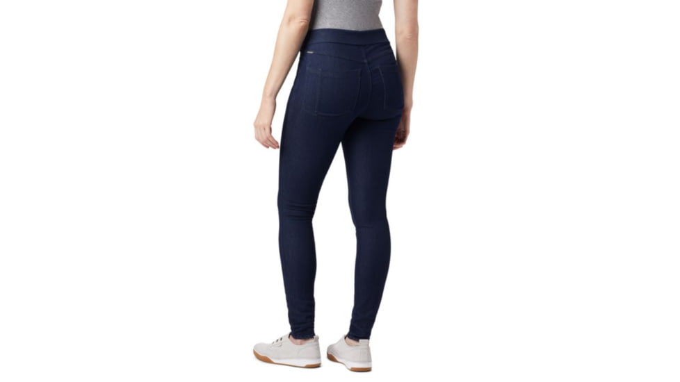 Columbia Pinnacle Peak Twill Legging, Abyss Dark Denim, Extra Small, Regular Inseam - Womens, 1804091439-XS-R