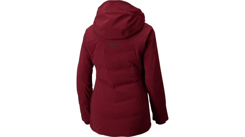 Columbia Powder Keg II Down Jacket, Rich Wine, Extra Small - Womens, 1804211624-XS