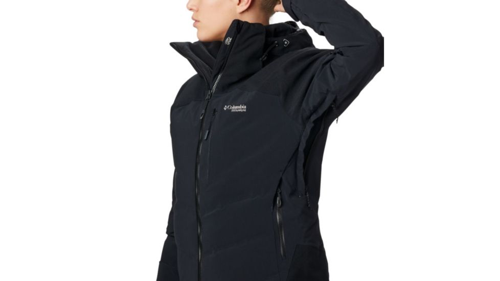 Columbia Powder Keg II Down Jacket - Womens, Black, Medium, 1804211010-M