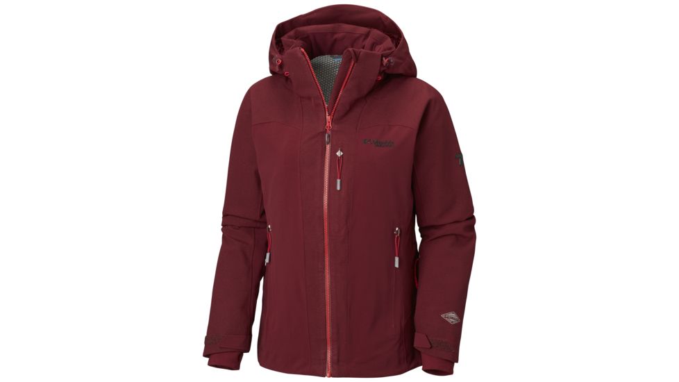 Columbia Powder Keg II Down Jacket - Womens, Rich Wine, Small, 1804211624-S