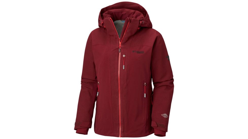 Columbia Powder Keg II Down Jacket - Womens, Rich Wine, Small, 1804211624-S