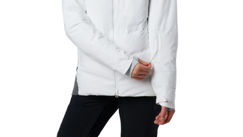 Columbia Powder Keg II Down Jacket - Womens, White, Cirrus Grey, Small, 1804211101-S