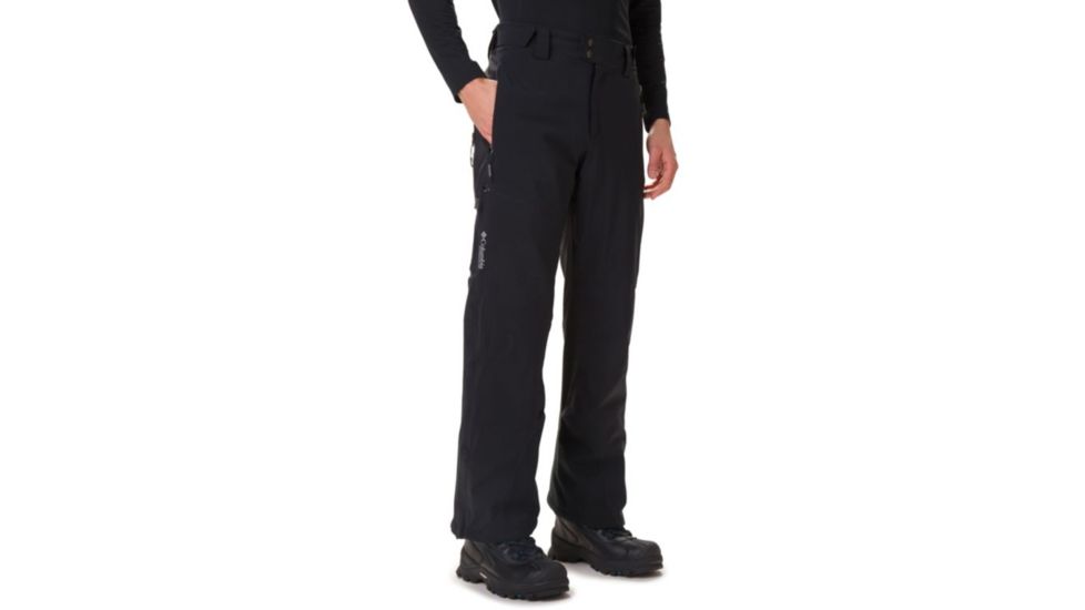 Columbia Powder Keg III Pant - Mens, Black, Extra Large Waist, Regular Inseam, 1864101010-XL