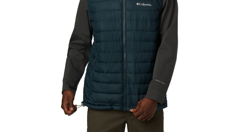 Columbia Powder Lite Hybrid Jacket - Mens, Night Shadow, Shark Heather, Small, 1864631494-S