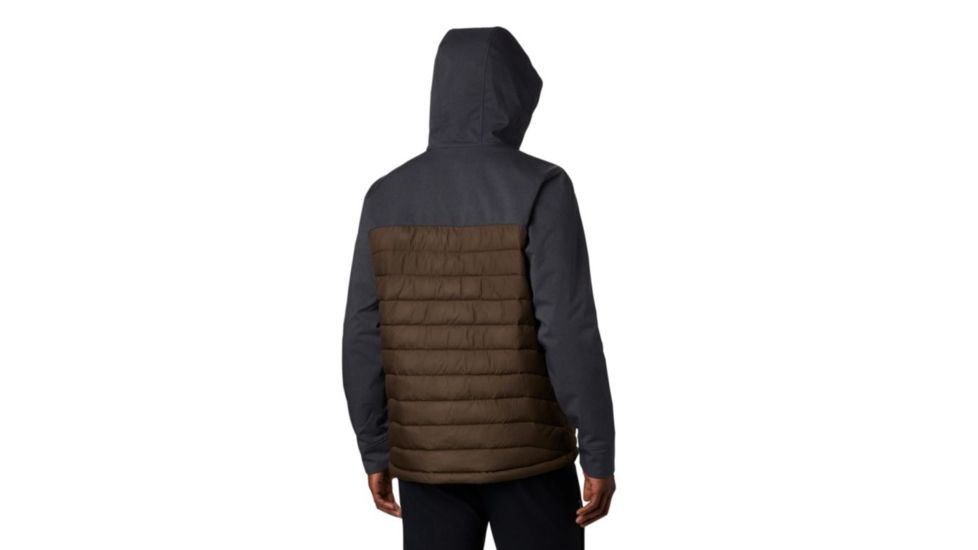 Columbia Powder Lite Hybrid Jacket - Mens, Olive Green, Black Heather, Large, 1864631319-L