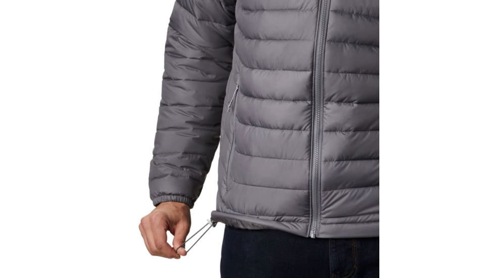 Columbia Powder Lite Jacket - Mens, City Grey/Nimbus Grey, Extra Large, 1698001024CityGryNbsGryXL