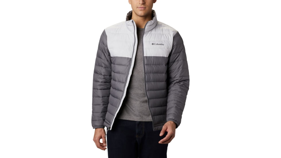 Columbia Powder Lite Jacket - Mens, City Grey/Nimbus Grey, Extra Large, 1698001024CityGryNbsGryXL
