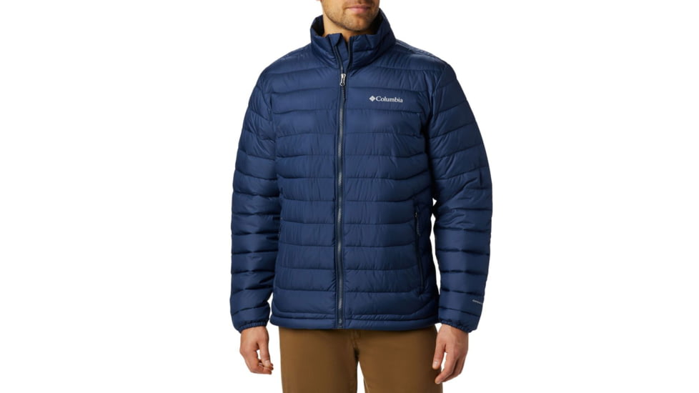 Columbia Powder Lite Jacket - Men's, Collegiate Navy, 2XL, 1698001467ClgtNvXXL