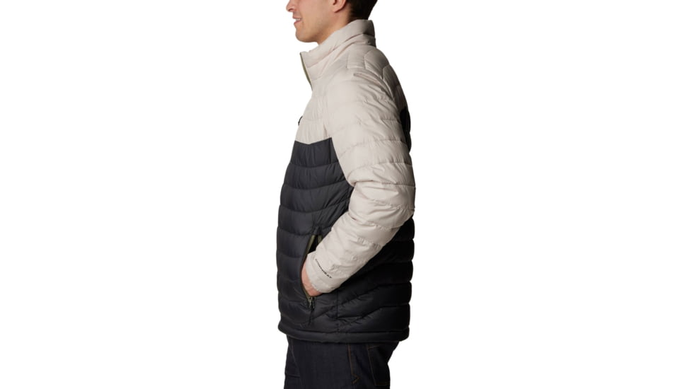 Columbia Powder Lite Jacket - Mens, Dark Stone/Shark, Extra Large, 1698001278DrkStn,ShkXL