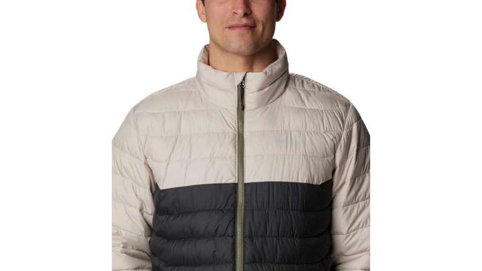 Columbia Powder Lite Jacket - Mens, Dark Stone/Shark, Extra Large, 1698001278DrkStn,ShkXL
