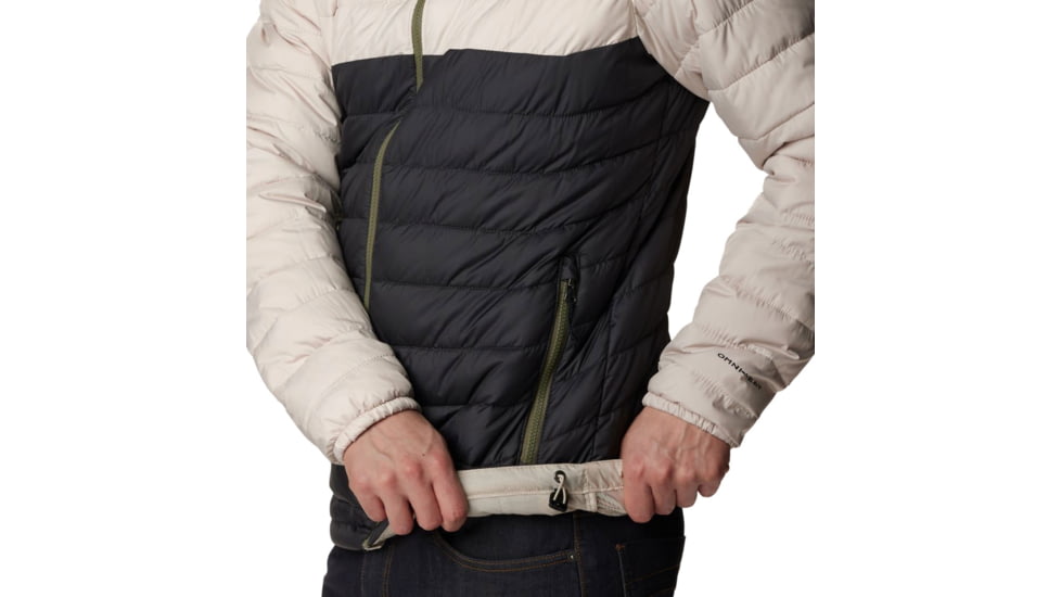 Columbia Powder Lite Jacket - Mens, Dark Stone/Shark, Extra Large, 1698001278DrkStn,ShkXL