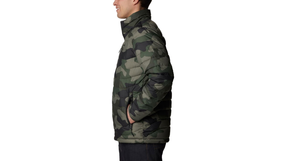 Columbia Powder Lite Jacket - Mens, Stone Green Mod Camo Print, Medium, 1698001396StnGnModCmPrtM