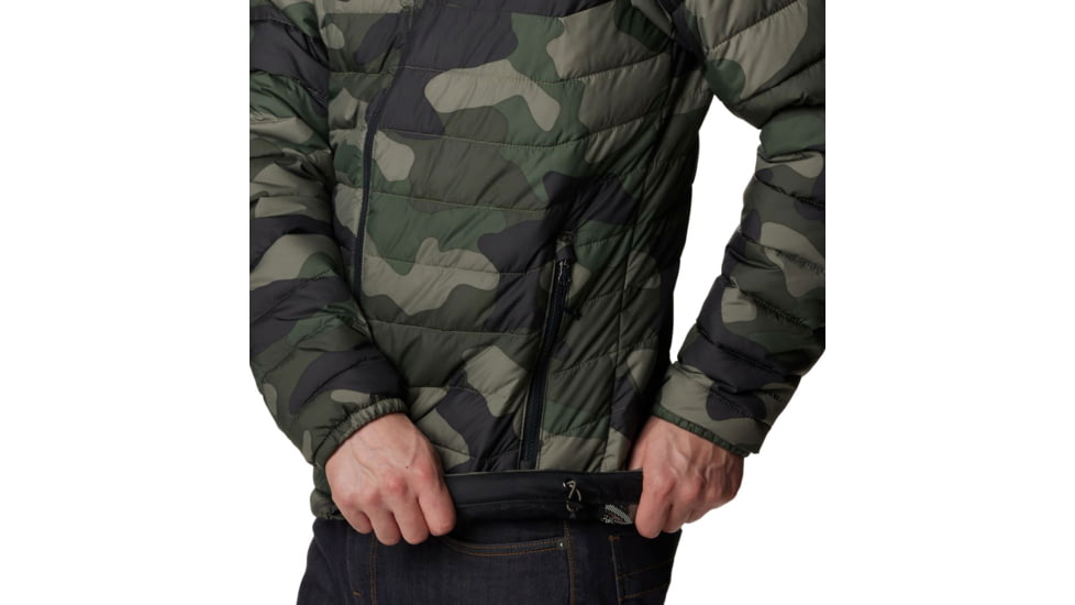 Columbia Powder Lite Jacket - Men's, Stone Green Mod Camo Print, Medium, 1698001396StnGnModCmPrtM