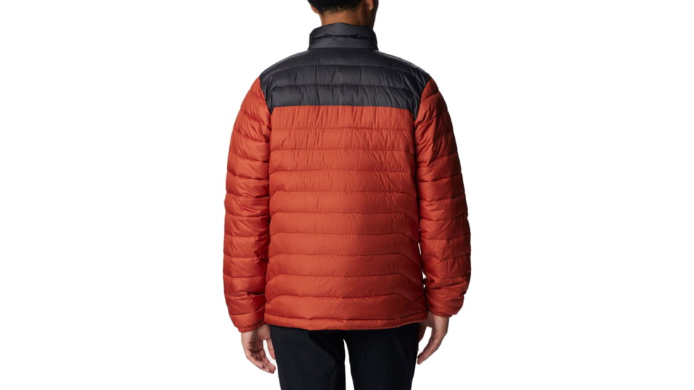 Columbia Powder Lite Jacket - Mens, Warp Red/Shark, Extra Large, 1698001849WrpRd,ShkXL