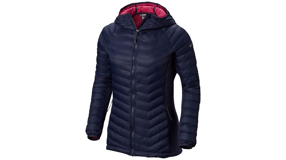 Columbia Powder Pass Hooded Jacket - Womens, Nocturnal, Small, 1773211467-S
