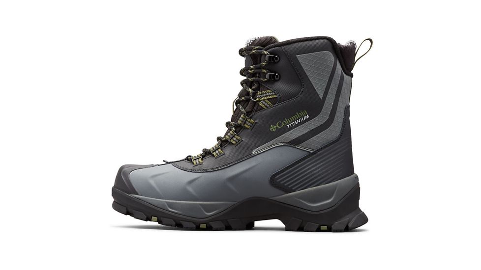 Columbia Powderhouse Titanium Omni-Heat 3D OutDry Boot - Mens, Black/Mosstone, 8 US, Medium, 1791181010-8