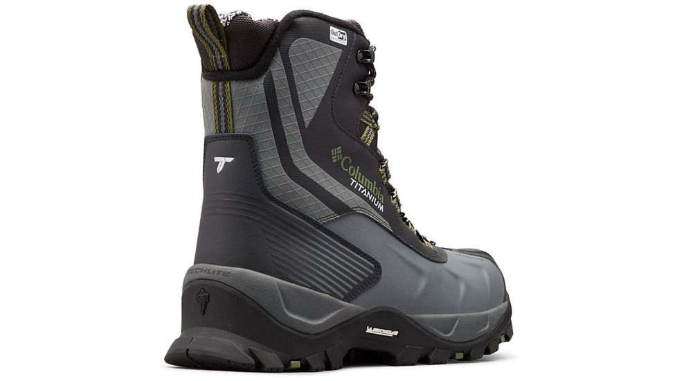 Columbia Powderhouse Titanium Omni-Heat 3D OutDry Boot - Mens, Black/Mosstone, 8 US, Medium, 1791181010-8