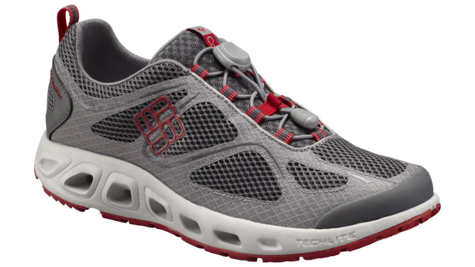 Columbia Powervent Watersport Shoe - Men's-Charcoal/Intense Red-Medium-10 US