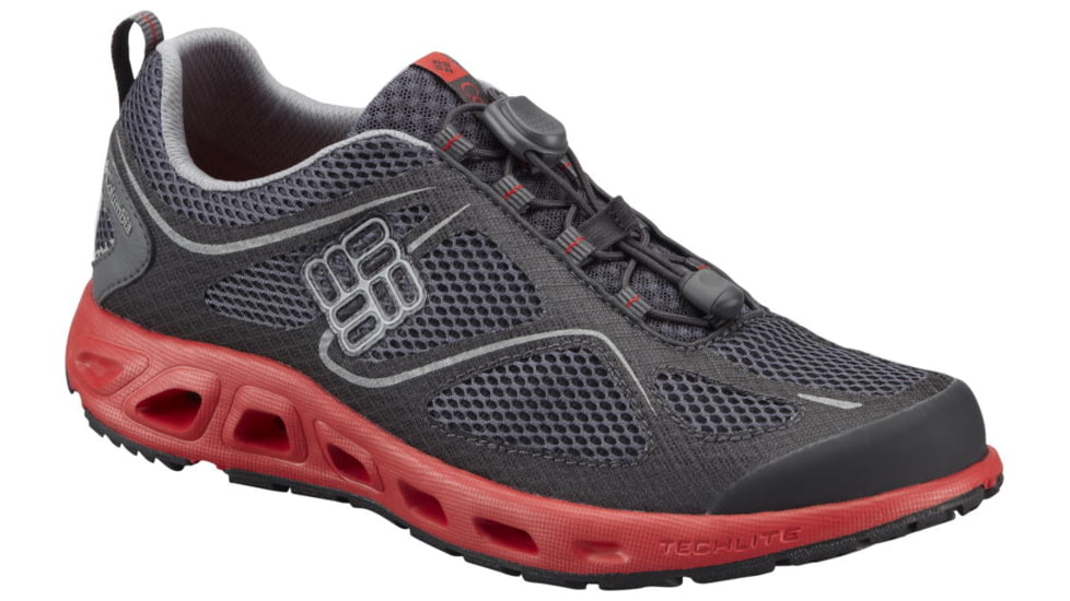 Columbia Powervent Watersport Shoe - Men's-Charcoal/Light Grey-Medium-10 US