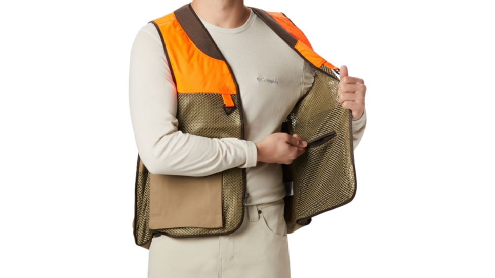 Columbia Ptarmigan Bird Vest, Flax, S - Mens, 1618961250-S