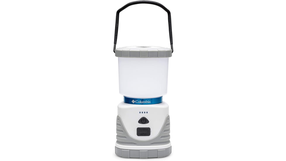 Columbia Rechargeable 750 Lumen Lantern, White/Grey, 50022