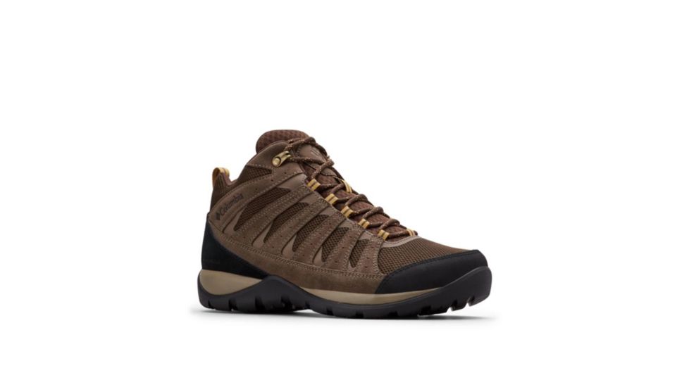 Columbia Redmond V2 Mid Waterproof Wide Hiking Boots - Mens, Cordovan, Baker, Wide, 9.5, 1865082231-9.5