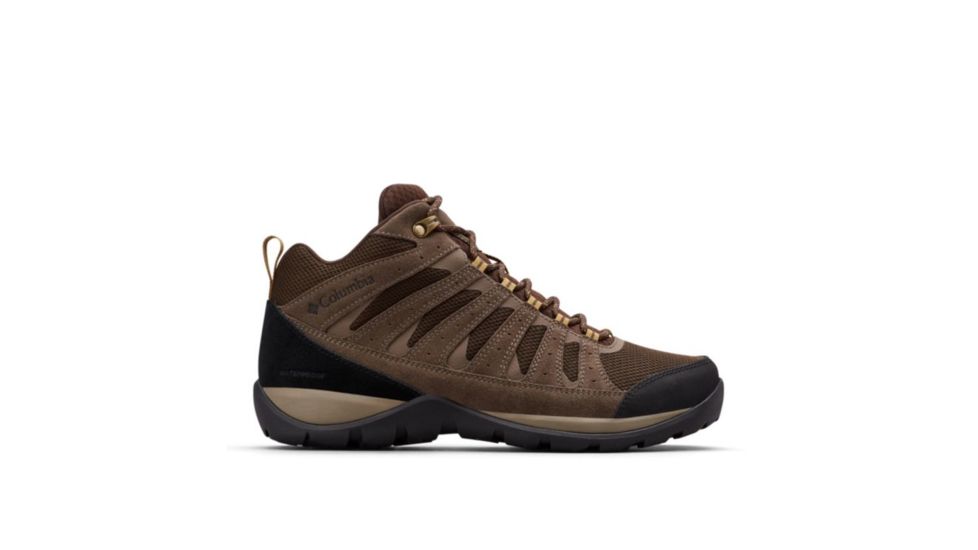Columbia Redmond V2 Mid Waterproof Wide Hiking Boots - Mens, Cordovan, Baker, Wide, 9.5, 1865082231-9.5
