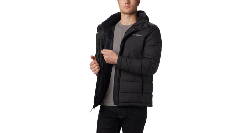 Columbia Ridgeview Peak Hooded Jacket - Mens, Black, Medium, 1864441010-M