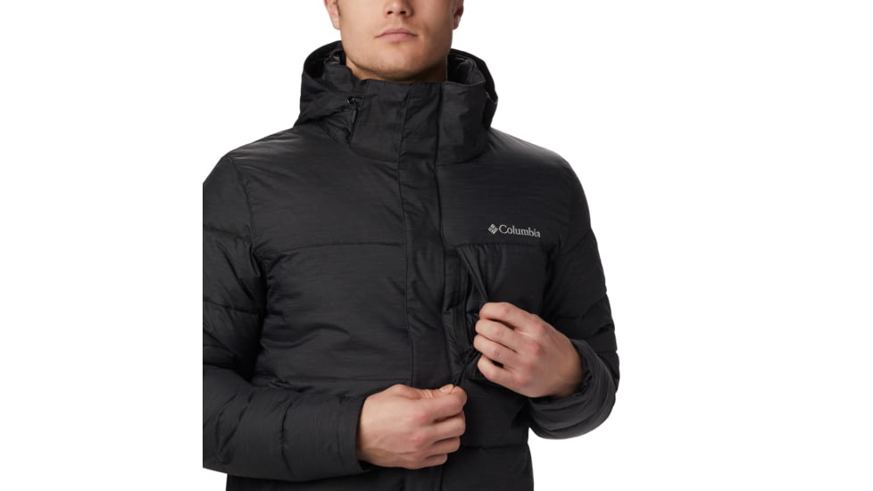 Columbia Ridgeview Peak Hooded Jacket - Mens, Black, Medium, 1864441010-M