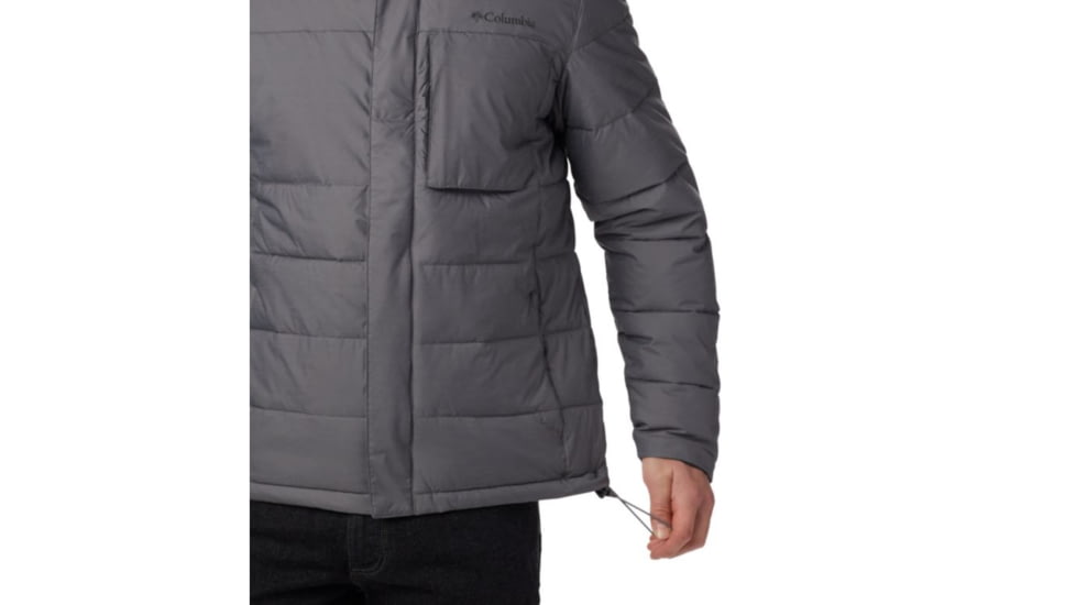 Columbia Ridgeview Peak Hooded Jacket - Mens, City Grey, Medium, 1864441023-M