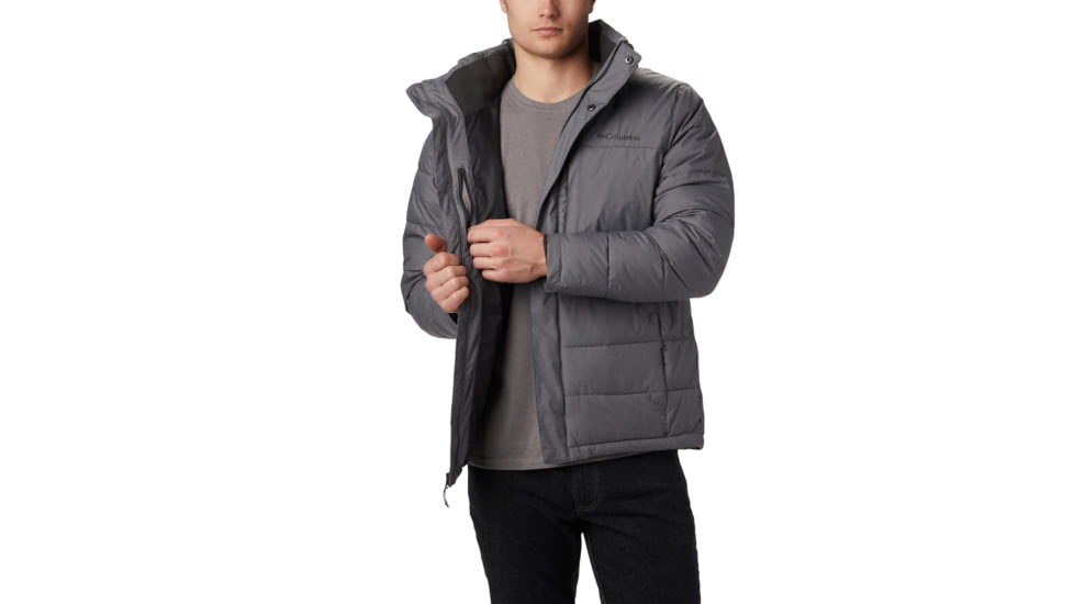 Columbia Ridgeview Peak Hooded Jacket - Mens, City Grey, Medium, 1864441023-M