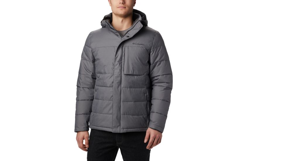 Columbia Ridgeview Peak Hooded Jacket - Mens, City Grey, Medium, 1864441023-M