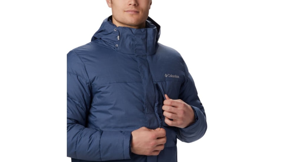 Columbia Ridgeview Peak Hooded Jacket - Mens, Dark Mountain, Medium, 1864441478-M