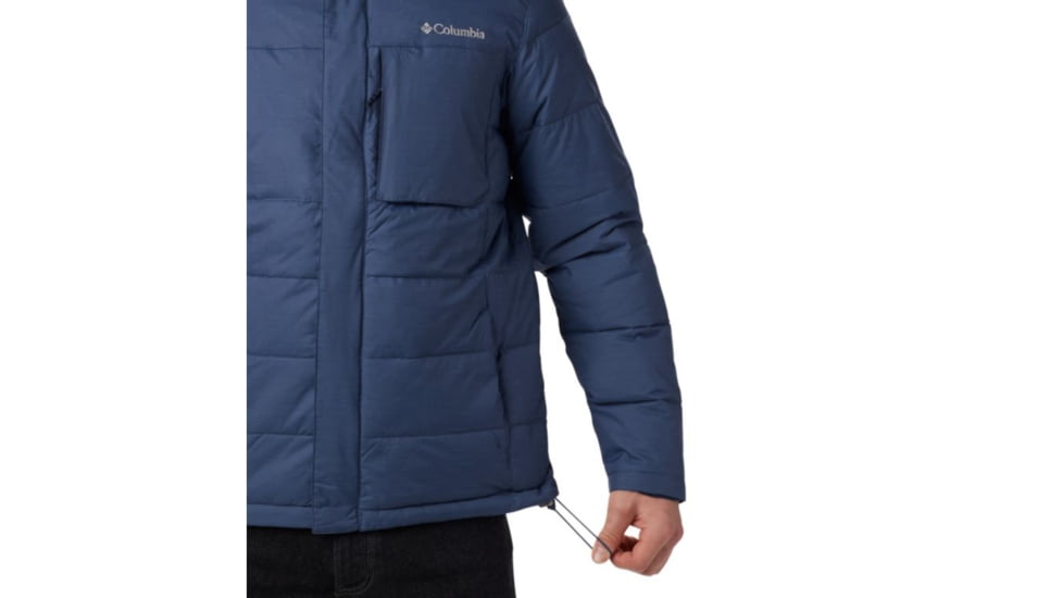 Columbia Ridgeview Peak Hooded Jacket - Mens, Dark Mountain, Medium, 1864441478-M