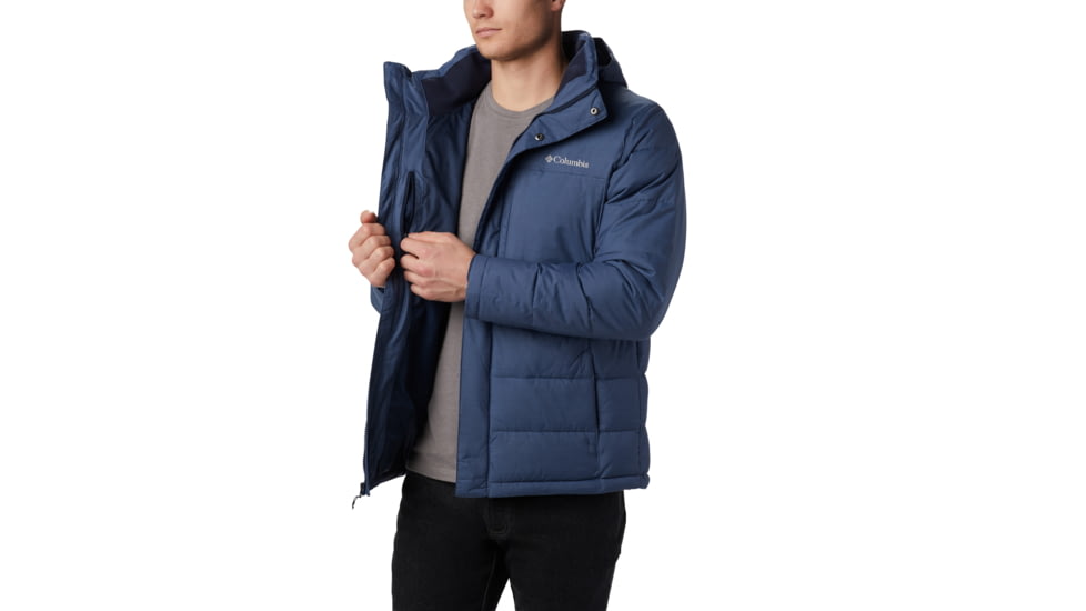 Columbia Ridgeview Peak Hooded Jacket - Mens, Dark Mountain, Medium, 1864441478-M