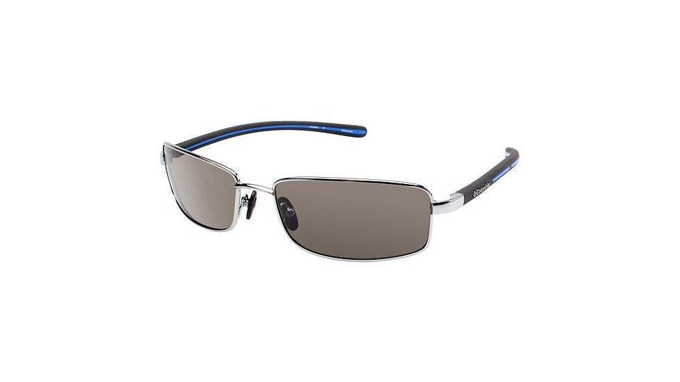 Columbia Ripsaw 200 Sunglasses - Frame SILVER/BLACK, Lens Color Smoke CBRIPSAW20003