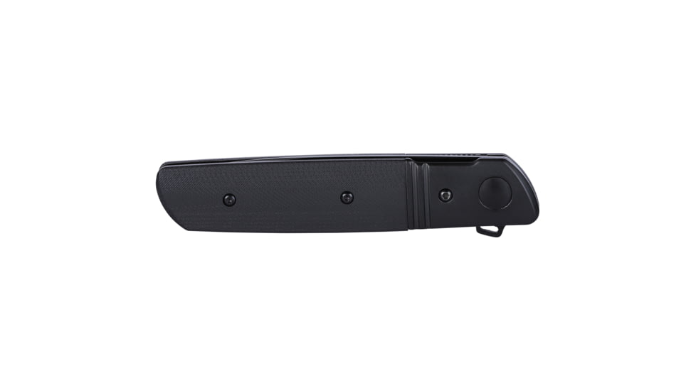 Columbia River Knife &amp; Tool Bamboozled, Folding Knife, Assisted Opening, 3.31" Tanto Blade, D2 Blade Steel, 7.75" Overall Length, Oxide Finish, Black, G10 Handle, Liner Lock, 5720K